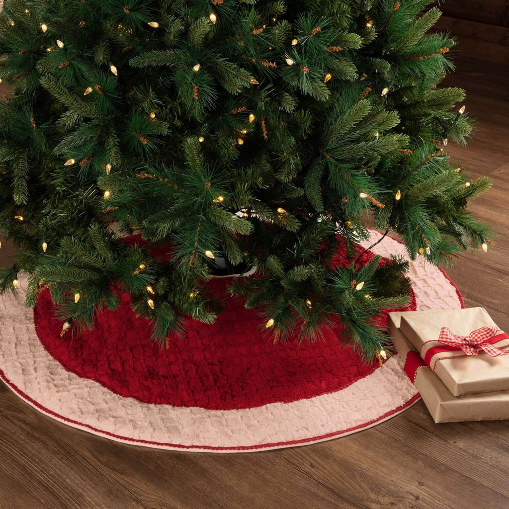 Chenille Christmas Tree Skirt Pitch A Stitch Plus