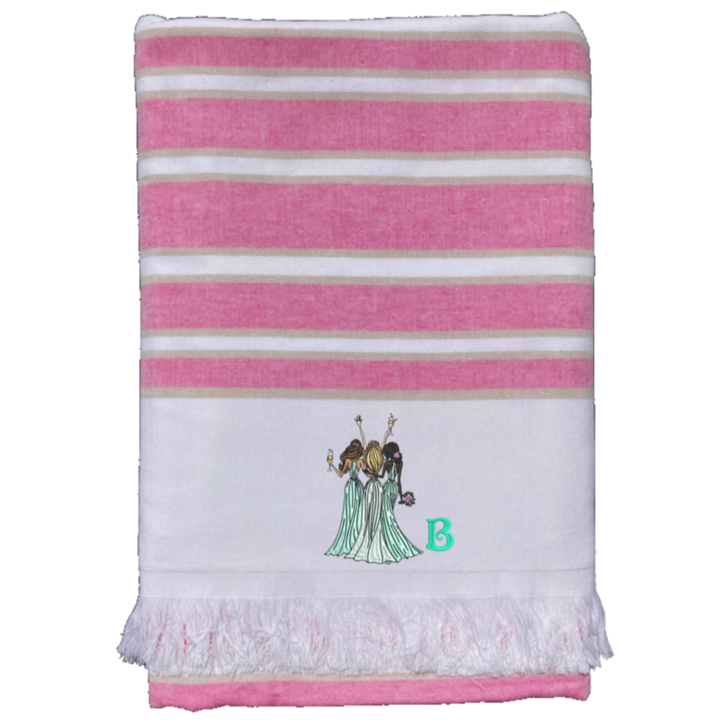 Copacabana Striped Luxury Beach Towel Pitch A Stitch Plus