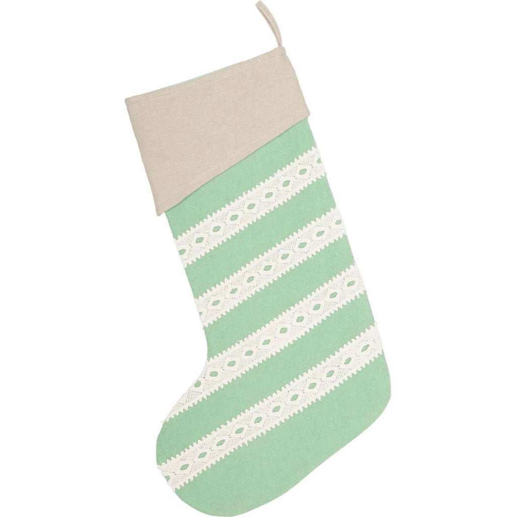 Margot Mint Christmas Stocking Pitch A Stitch Plus