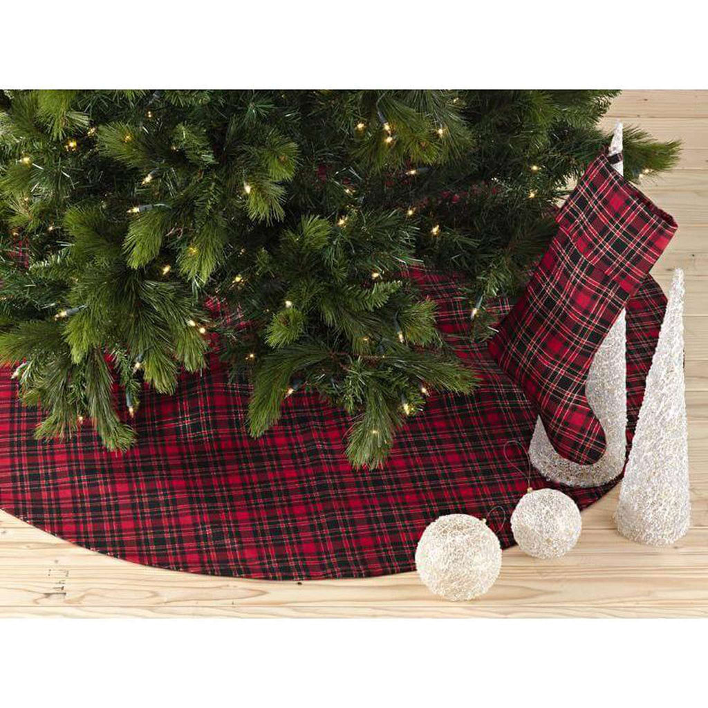 Traditional Plaid Design Tree Skirt Pitch A Stitch Plus