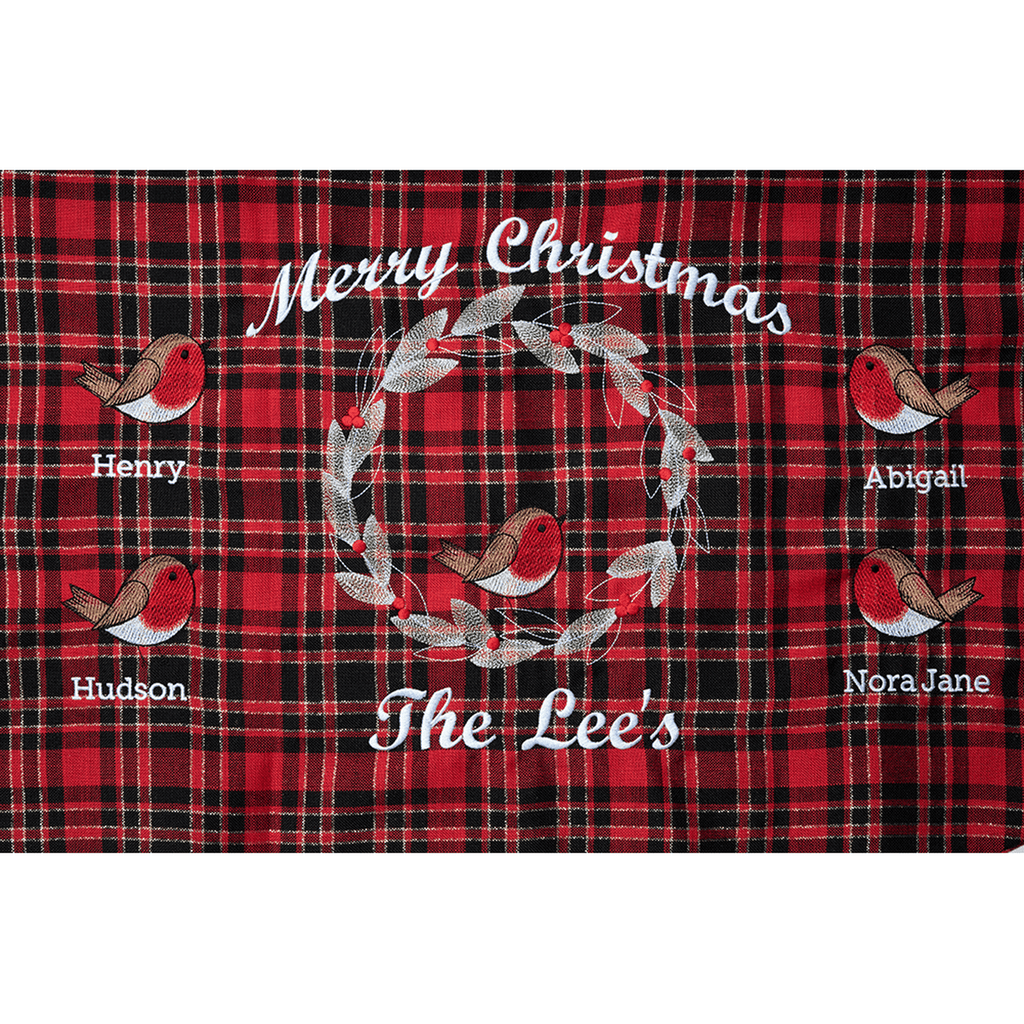 Traditional Plaid Design Tree Skirt Pitch A Stitch Plus