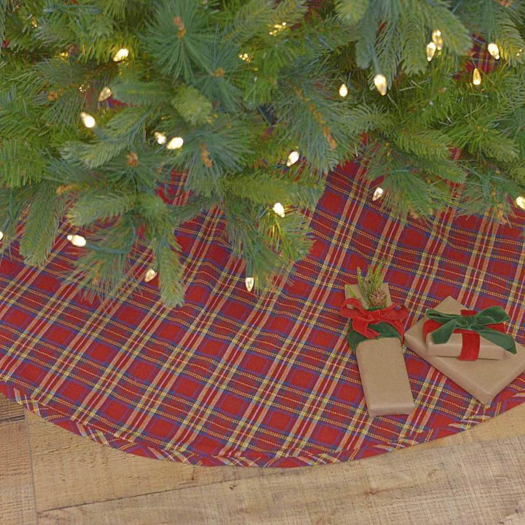 Custom Embroidered Galway Christmas Tree Skirt from PitchAStitch